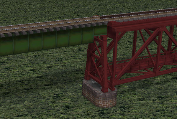 上路式トラス鉄橋